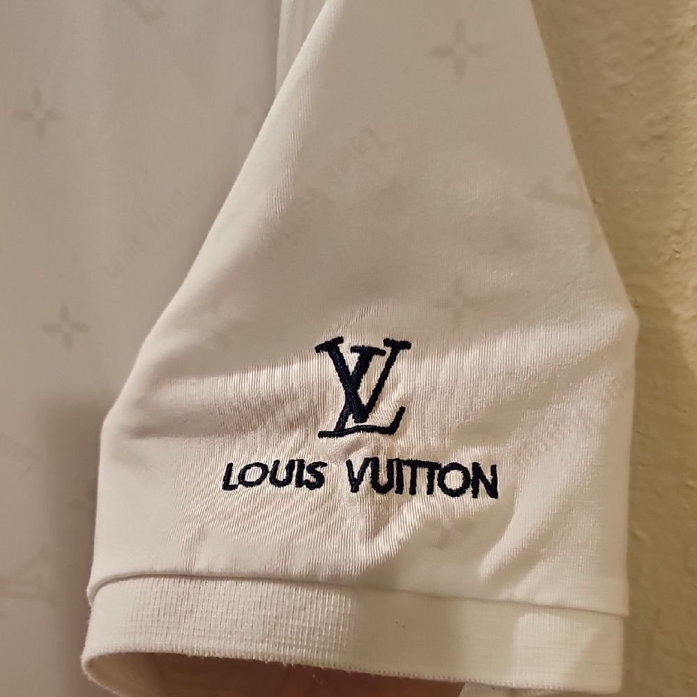 Louis Vuitton Labeled Gray Monogram Shirt